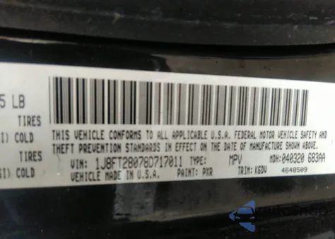 2008 Jeep Patriot Sport z USA, uszkodzony, nr VIN 1J8FT28078D717011